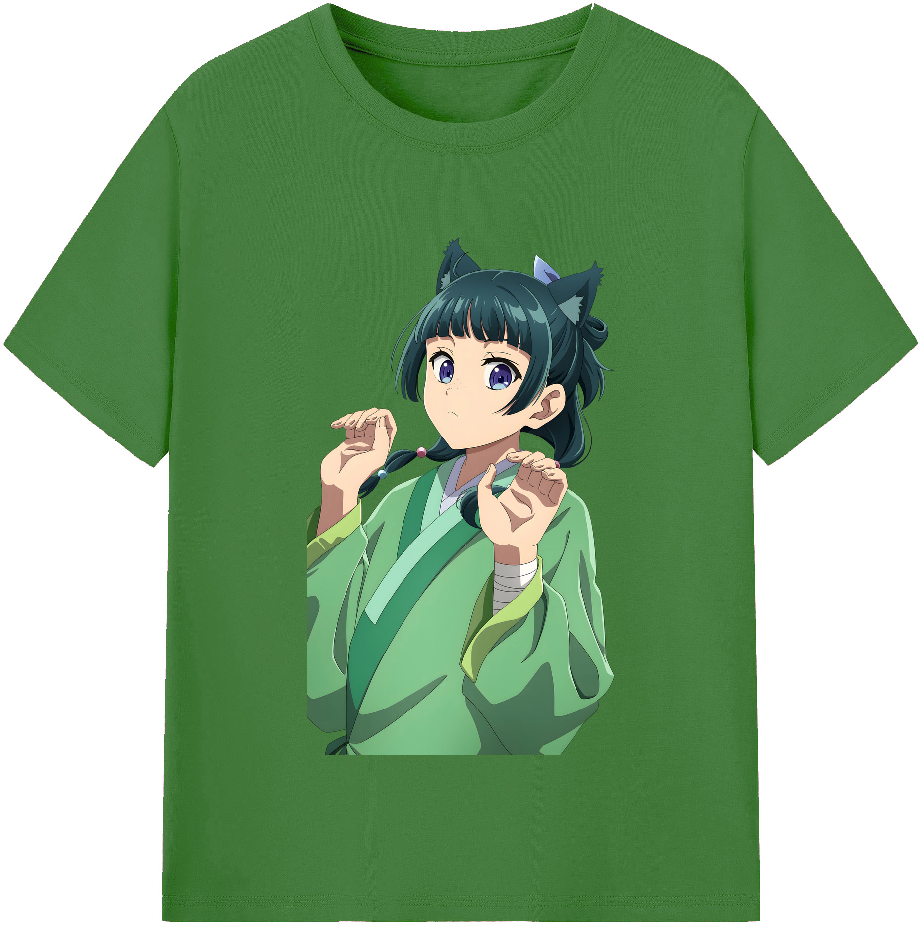 （画像用） 薬屋のひとりごと The Apothecary Diaries レディースカジュアルプリントTシャツ（綿100％）